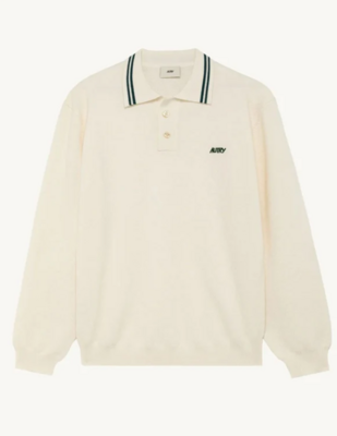 Polo Autry de Punto Beige Unisex beige